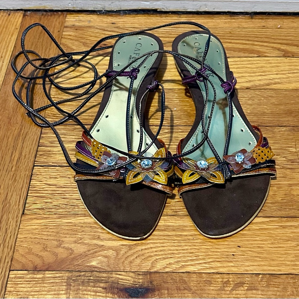 Colorful Strappy Sandals from Cafe Noir
